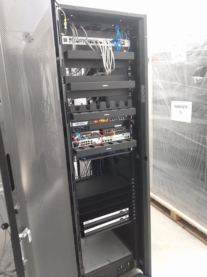 Implementação de firewall corporativo BluePex em rack